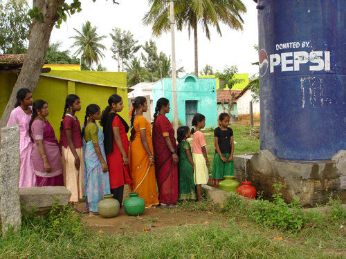 PepsiCo India - Community rainwater harvesting initiative in Nelamangala. 2010: Photograph courtesy of PepsiCo.
